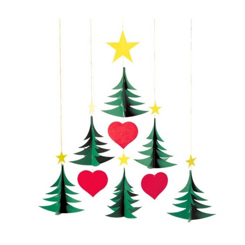 2023년 가성비 최고 크리스마스모빌 - 플렌스테드 모빌 - 크리스마스 트리 6, Christmas Tree6, 1개