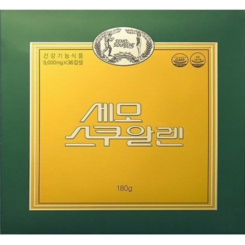 세모스쿠알렌 5g x 36캡슐 + 쇼핑백, 180g, 1개, 36정