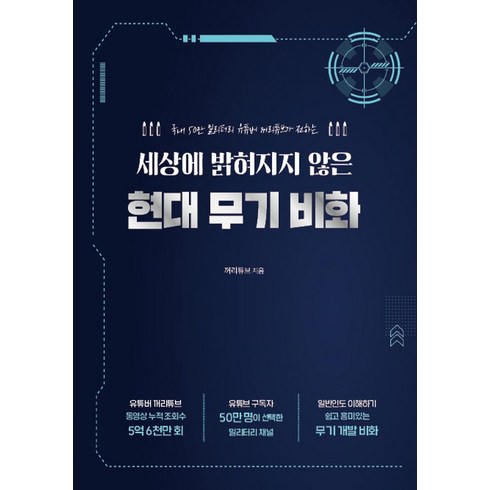 세상에 밝혀지지 않은 현대 무기 비화:국내 50만 밀리터리 유튜버 꺼리튜브가 전하는, 지식오름, 세상에 밝혀지지 않은 현대 무기 비화, 꺼리튜브(저),지식오름,(역)지식오름,(그림)지식오름