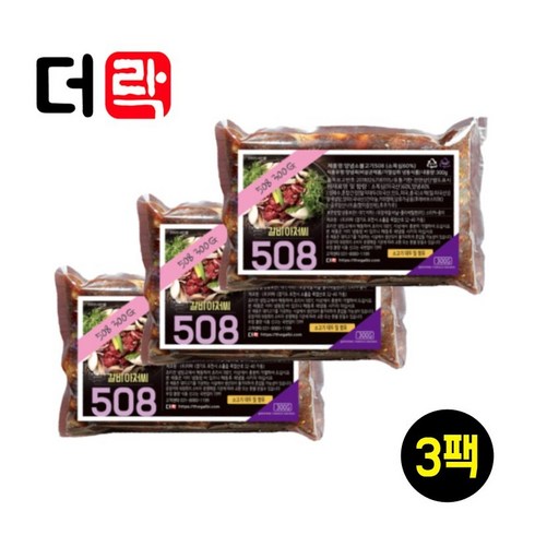 갈비아저씨 양념 소불고기 300g* 3팩, 300g, 3개