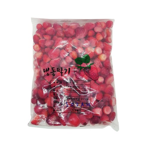 [광명물산] 논산냉동딸기 6kg(2kgx3팩), 2kg, 3개