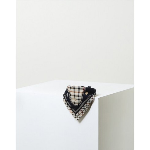 [닥스 여성] [24SS] DLSC4B123N2 DSCARF 네이비 프린트배색 코튼실크 스카프