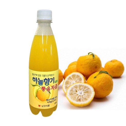 [우리농] 하늘향기 통유자 농축액 500ml x 2묶음, 2개