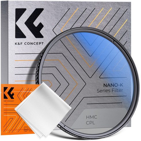 K&F CONCEPT 슬림 다층코팅 CPL필터, 67mm, K시리즈