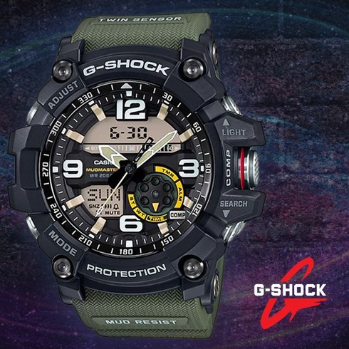 지샥머드마스터 - [G-SHOCK] 지샥 GG-1000-1A3 남성 머드마스터 우레탄밴드 시계