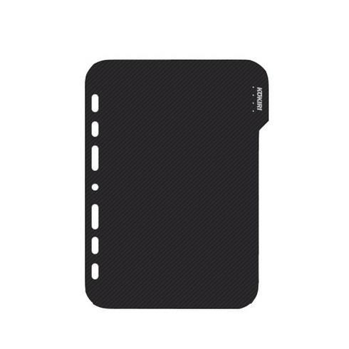코끼리 U-Pack 6 다이어리 일체형 보조배터리 6000mAh (블랙)