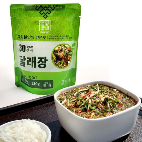 30년 전통 양념 달래장 330g x 2팩, 2개