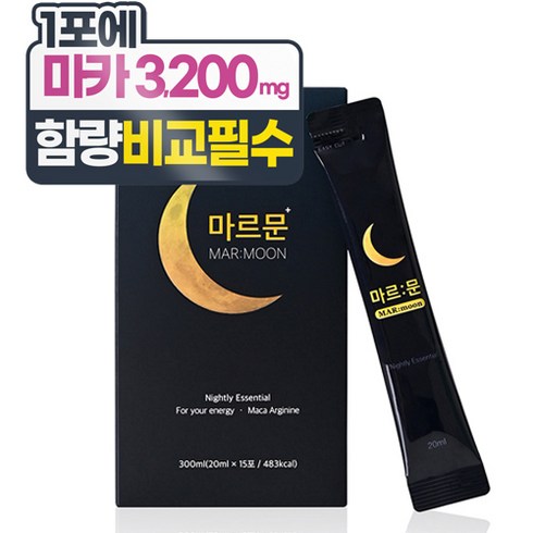 아자차 마르문 남성 아르기닌 마카 아연 야관문 고함량 액상스틱, 300ml, 1개