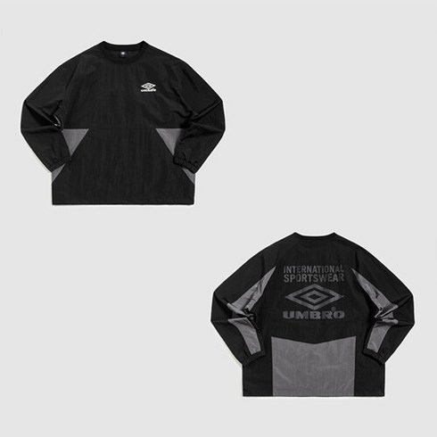 [엄브로] 긴팔티 LQC UN321CWT82-BLK 나일론메탈 피스테 BLK