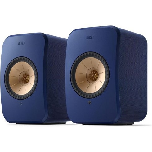 KEF LSX 2 WLAN 선반 스피커 코발트 블루, Cobalt blue, 파란색