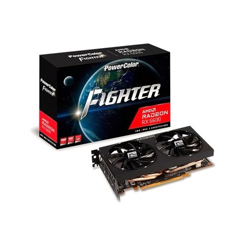 rx6600 - PowerColor PowerColor 라데온 RX 6600 Fighter D6 8GB 대원씨티에스