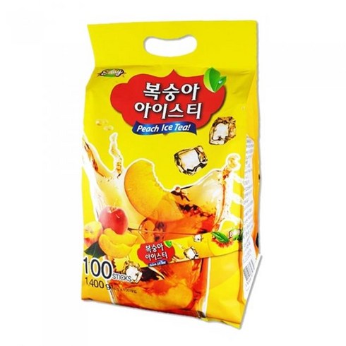 2023년 가성비 최고 아리스티데스 - 이레 복숭아 아이스티 100T X 2개/홍차 분말, 이레-복숭아아이스티100T x2, 단일
