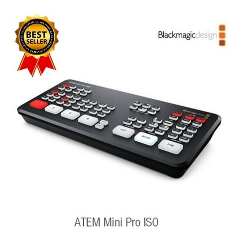 블랙매직정품 아템미니프로 ISO / ATEM MINI PRO ISO / 4채널 입력 및 레코딩, 1개