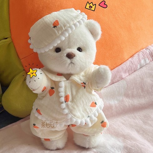 테디테일즈 레나베어 곰 인형 옷 의상 잠옷 파자마 30cm 20cm, D