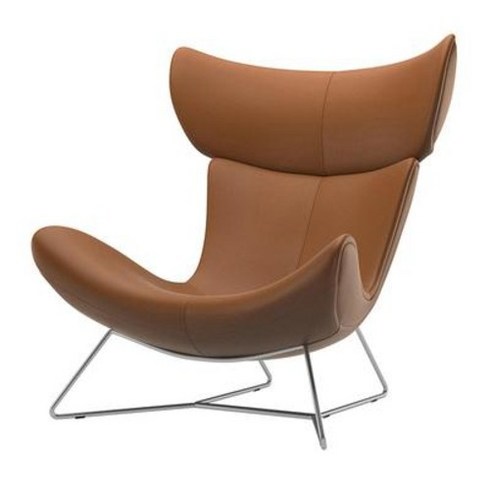 보컨셉 이몰라 라운지 체어 1인 소파 boconcept imora chair, 고정형, 크림슨레드.블랙