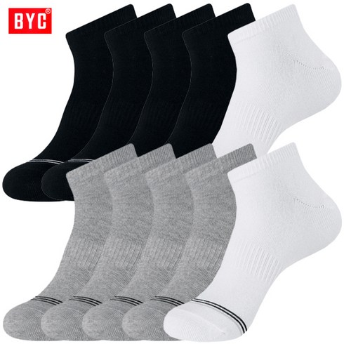 BYC패션스니커즈탄탄하고편한조직양말10켤레SMS7904