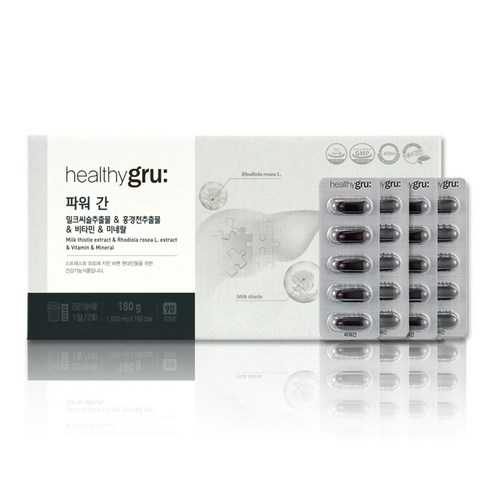 헬시그루 파워 간 1000mg x 180캡슐 (3개월분), 1개, 상세확인