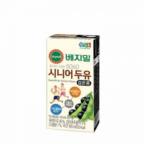 베지밀 5060 시니어두유 190ml x 72팩, 72개