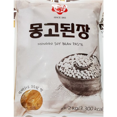 몽고된장2kg 8개 1박스, 1개, 2kg