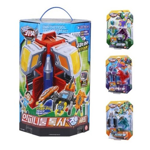 2023년 가성비 최고 헬로카봇 인피니툴 - 초이락컨텐츠팩토리 헬로카봇 로어젬 캥복스젬 스나이퍼젬 톡시젬 인피니툴 세트, 단일옵션