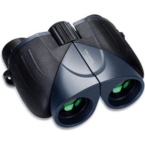 UncleHu 고배율 경량 쌍안경 12x 광각 모션 오페라 콘서트 스포츠 소형 진동 방지, 12x 블랙 네이비