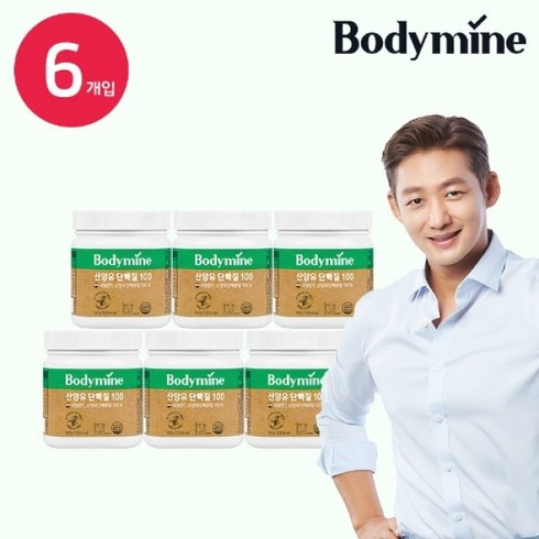 바디마인 산양유 단백질100 6통(150g*6통), 소형