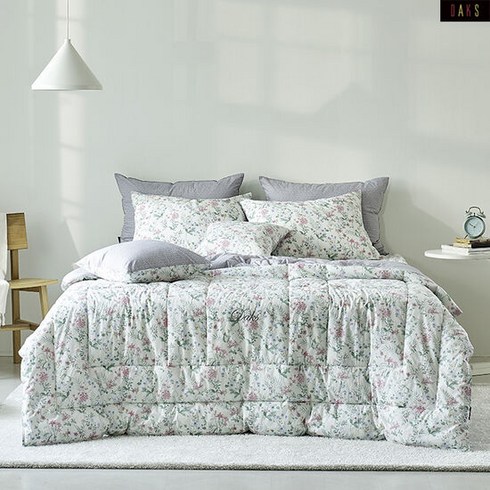 [닥스침구]고밀도 롤린[6온스] 슈퍼싱글/퀸/킹세트[퀼트이불+패드+베개커버]