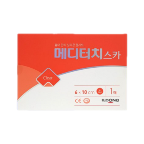 메디터치스카겔 - 일동제약 메디터치 스카 클리어 6x10cm 1매입, 1개