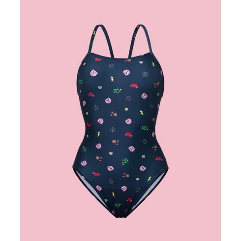 배럴X벨리곰 우먼 V백 수영복 딥네이비 B3SWSWS099DNV BARREL X BELLYGOM WOMEN V BACK SWIMSUIT DEEP NAVY 5003408414