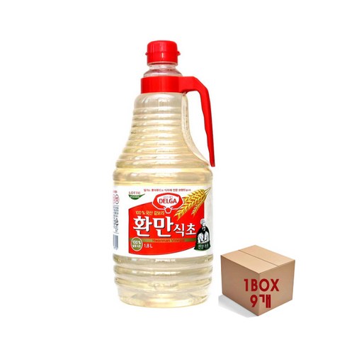 [무료배송][롯데]환만식초1.8L x 9개, 1.8L