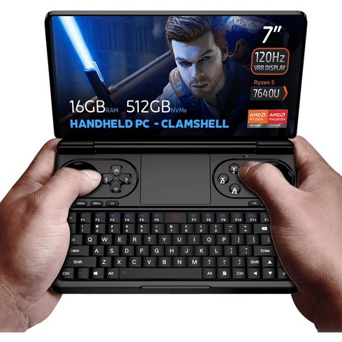 gpdwinmini - GPD WIN Mini 2024 핸드헬드 게임 PC AMD Ryzen 5 7640U, 16GB LPDDR5 512GB, 2024 라이젠 5 7640U