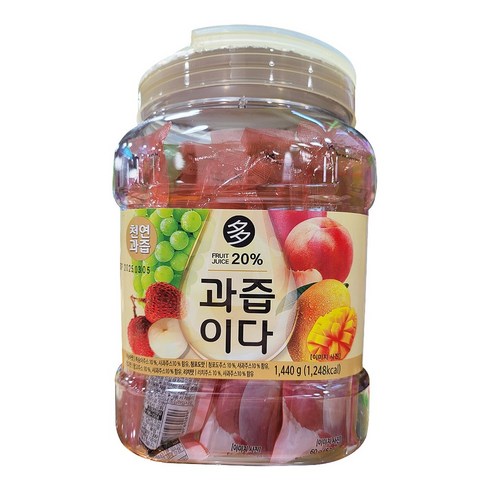 과즙이다 젤리 1440g / 4가지 맛 구성