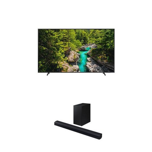 삼성전자 삼성 TV KQ75QCE1AFXKR+HW-C450 무타공벽걸이 NS홈, 단일옵션
