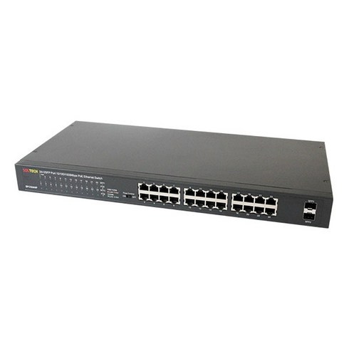 SOLTECH SFC524HP 스위칭허브 24포트+2SFP POE, 1개