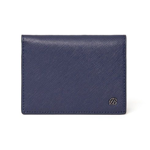 무에뜨 소가죽 로고 명함지갑