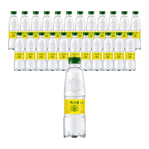 피치블랙 - 씨그램 스위트 피치블랙티향 350ml, 24개