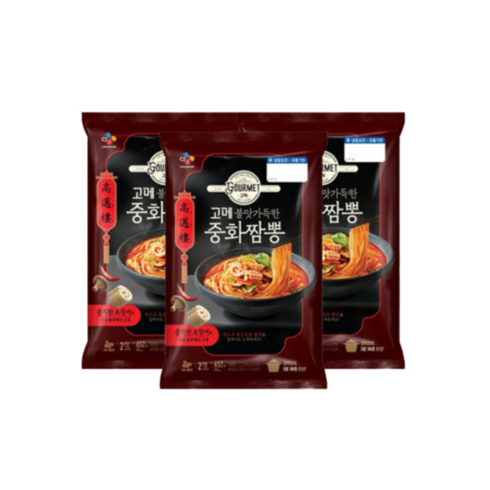 핫템 고메 중화짬뽕 652g 3개