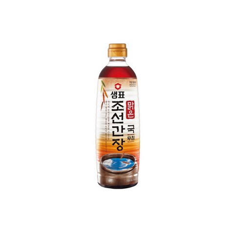 샘표 맑은 조선 간장, 930ml, 4개