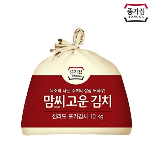 종가집 종가 맘씨고운 전라도 포기김치 10kg, 1개