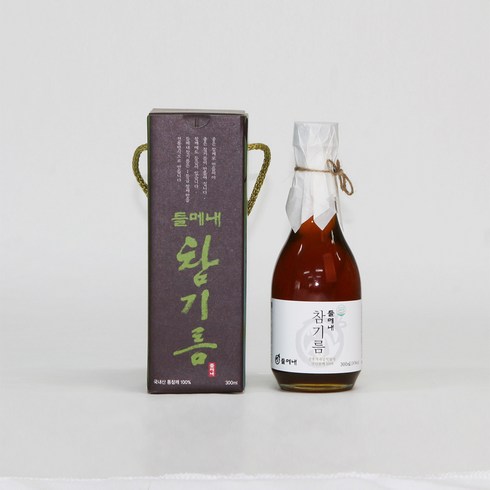 들메내 참기름 단품 (국산 참기름 300ml 1병), 1개