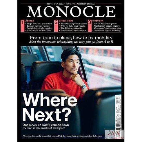 모노클잡지 - Monocle Uk 2024년9월(#176)호 (모노클 잡지 영국판 편집장 타일러 브륄레 Tyler Brule 월드매거진) - 당일발송