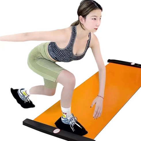 2023년 가성비 최고 셀프리쉬 홈케이팅 - Qzero 슬라이드보드 홈트레이닝 스케이팅연습 운동기구, 오렌지