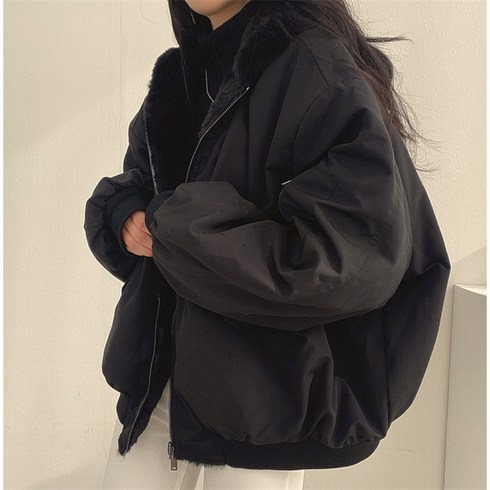 2023년 가성비 최고 기모잠바 - 아이엠몽 여성 양면 기모 점퍼