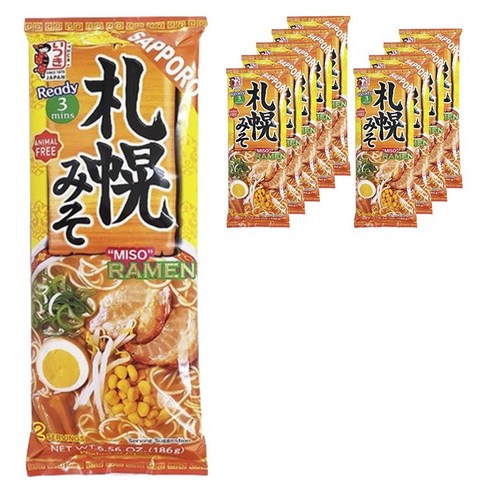 이츠키 삿포로 미소 라멘 186g, 10개