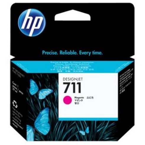 No.711 CZ131A (정품 플로터잉크/빨강/29ml/T120/520), 1개