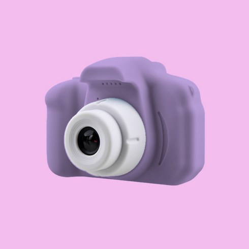 플러피팝 키즈 카메라 레트로 디토 디지털 카메라 (16G SD카드 증정), 1개, 미드나잇퍼플(SD카드 포함)