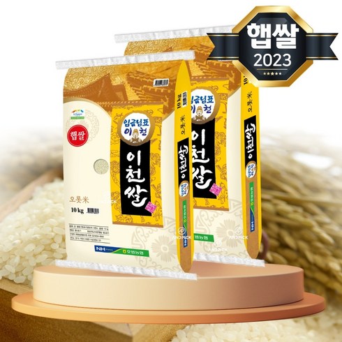 2023년 가성비 최고 이천쌀10kg - 23년산 임금님표 이천쌀 20kg(10kg x 2개) 농협 임금님진상미 햅쌀, 단품