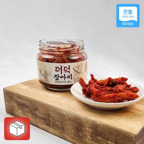 더덕장아찌 - 강원도 횡성 더덕 장아찌 400g, 1개