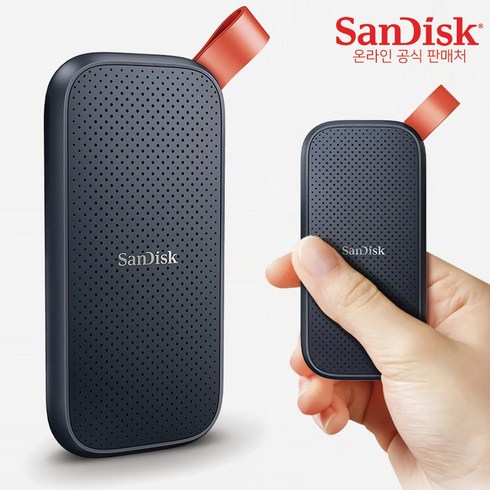 샌디스크 외장SSD 포터블 E30 대용량 고성능 외장하드 / E30 전용 케이스, 1TB