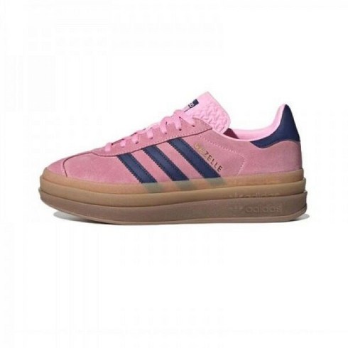 아디다스 우먼스 가젤 볼드 핑크 글로우 빅토리 블루 (W) Adidas Gazelle Bold Pink Glow Victory Blue